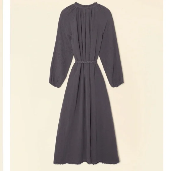 BNWOT xirena Andrea dress in charcoal sz M - Picture 2 of 8